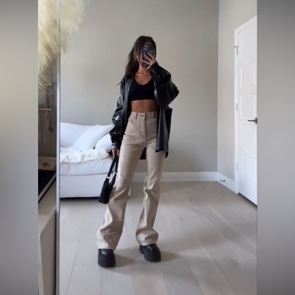 Motel Rocks BNWT bootleg jeans in Sandwash - Picture 3 of 6